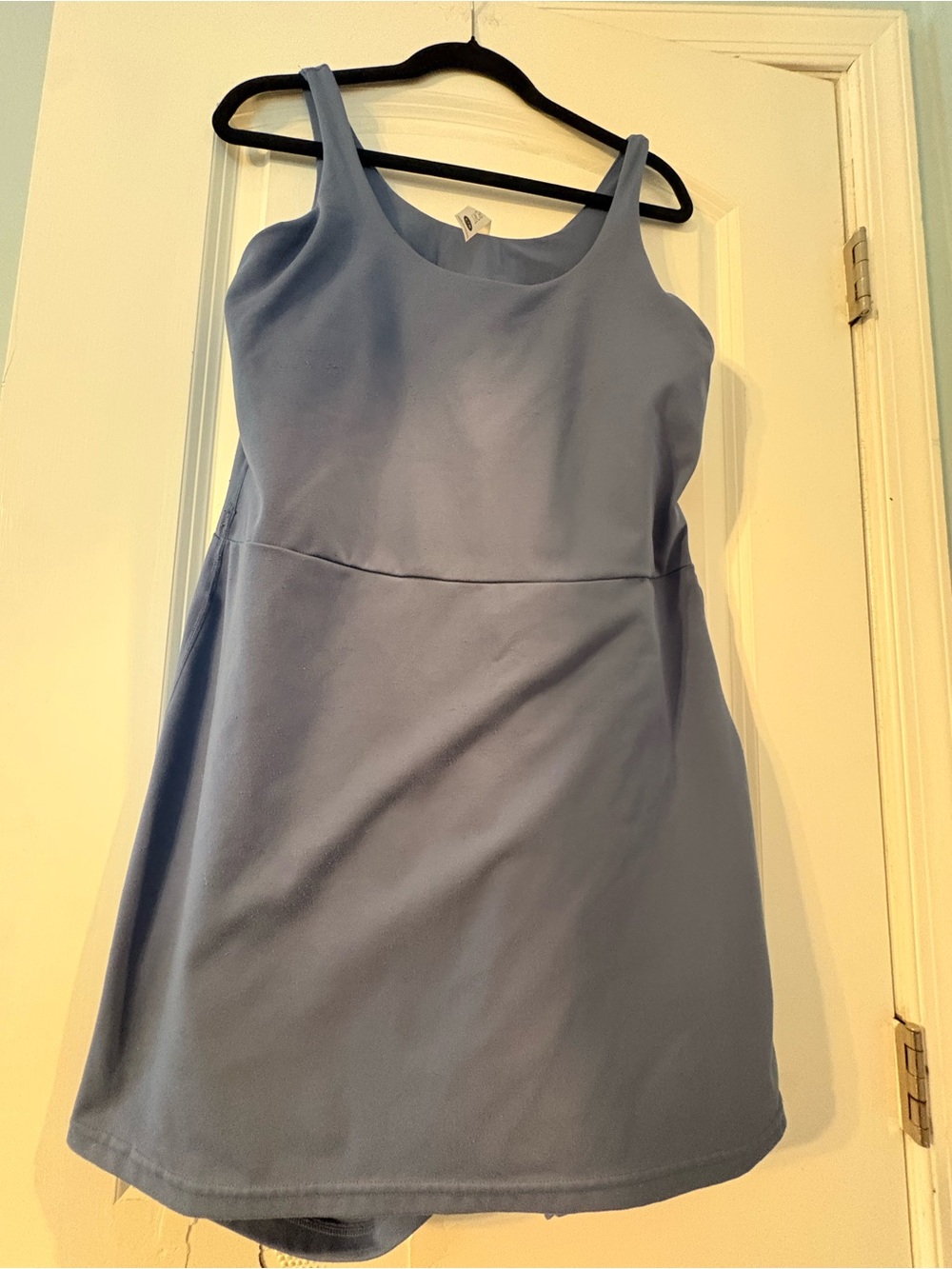 Sleeveless Midi Tank Dress in Light Blue